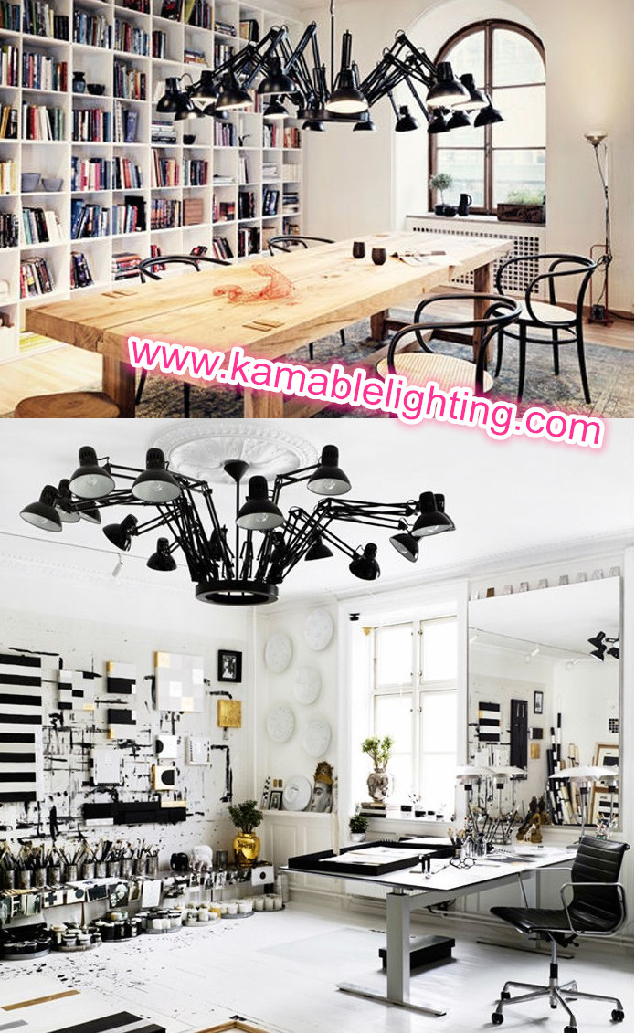 Modern High Quality Carbon Steel Hanging Pendant Lights (775S-16)