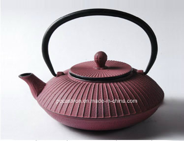 0.8L Popular Cast Iron Teapot with Enamel Coating