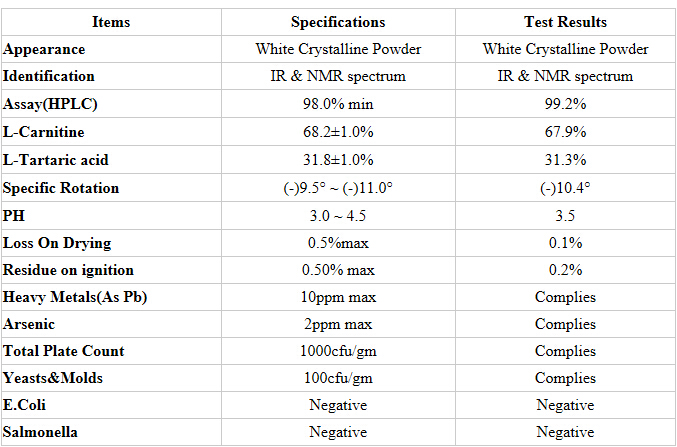 (L-Carnitine) -Lose Weight, Resistance to Fatigue, Nutrition L-Carnitine