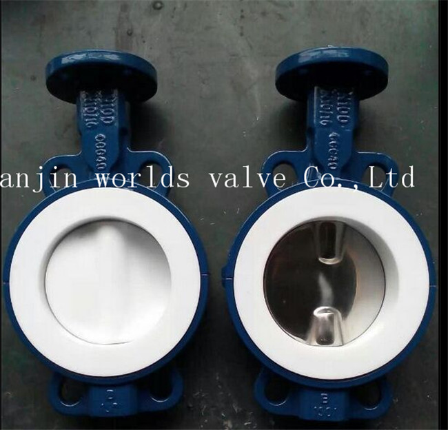 PTFE Butterfly Valve with Ce ISO Approved