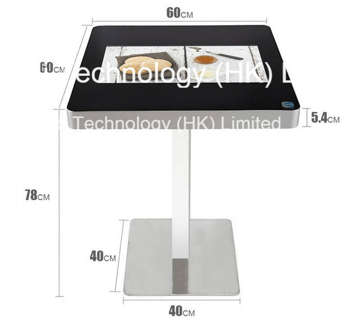 TFT Interactive Multi-Touch Ad Table Display Monitor, LCD HD Digital Signage, Advertising Table Touch