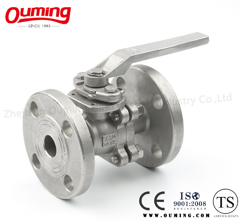 2 PC Flanged Manual Ball Valve