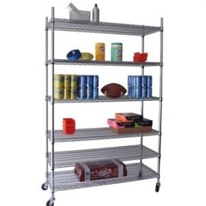 Adjustable Chrome Metal Book Rack /Book Case (CJ-B1052)