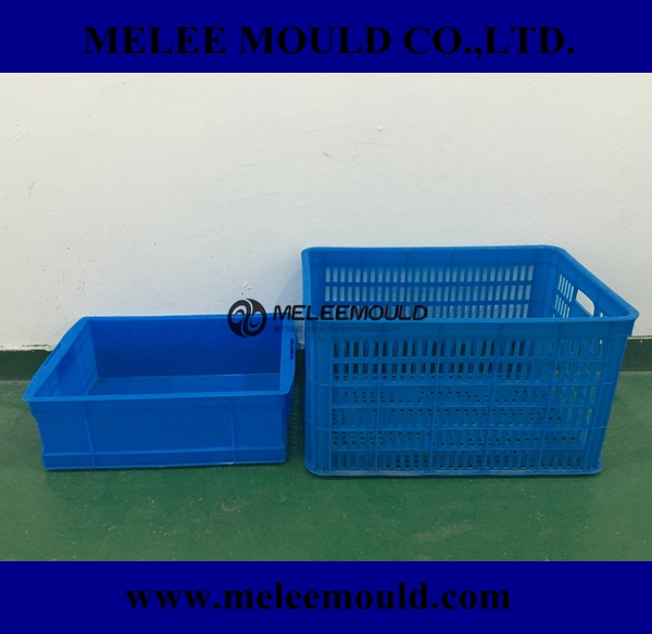 Melee Mould Straight Wall Container Tote with Mesh Sides and Mesh Base