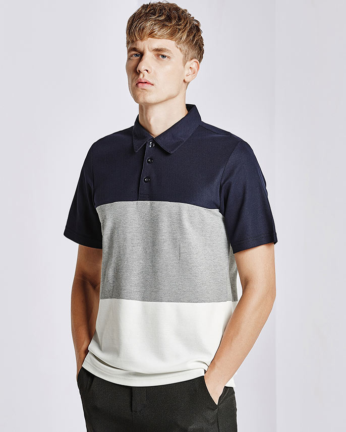 Custom Color Combination Pique Cotton Polo Shirt