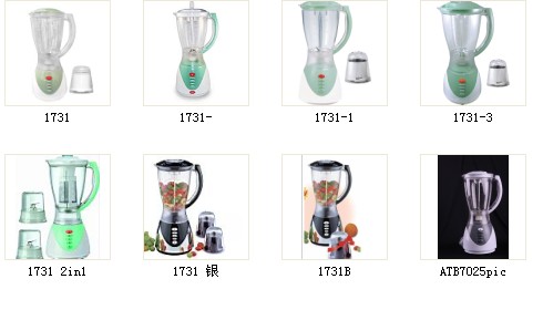 Stand Blender Kichecn Appliance Plastic Blender 1731