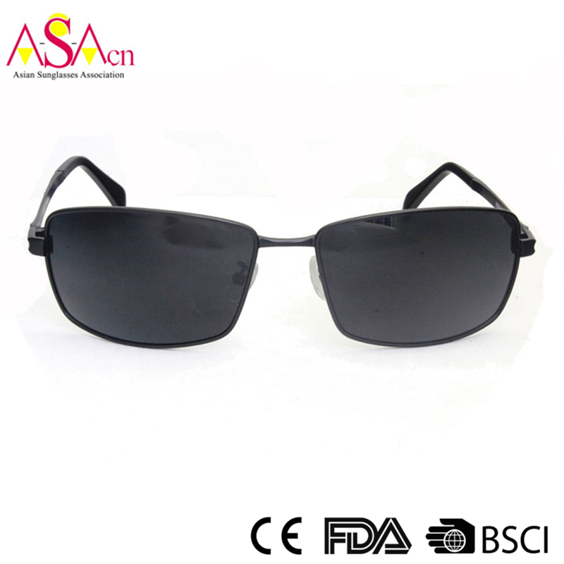 Fashion Designer Quality Sports Polarized Metal Sunglasses (16002)