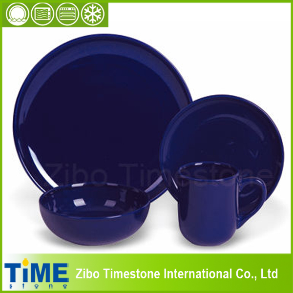 16PCS 20PCS Ceramic Stoneware Solid Color Glazed Dinner Set (6160012)