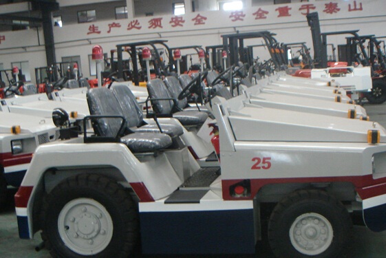 The Jingjiang 3 Ton Diesel Baggage Tow Tractor