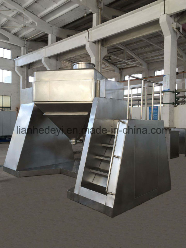 Pharmaceutical Machinery Square-Cone Type Mixer with Lifting Hopper