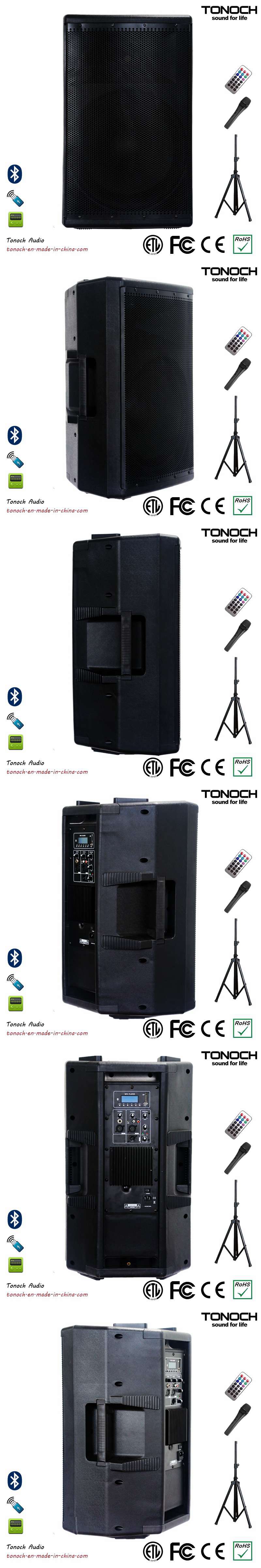 15 Inches Outdoor Active PA System Loudspeaker with Bluetooth