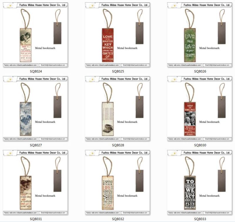 Europe Metal Bookmarks for Books