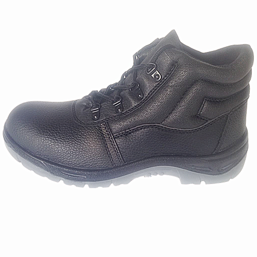 Upper Split Embossed Leather Sole PU Work Safety Footwear