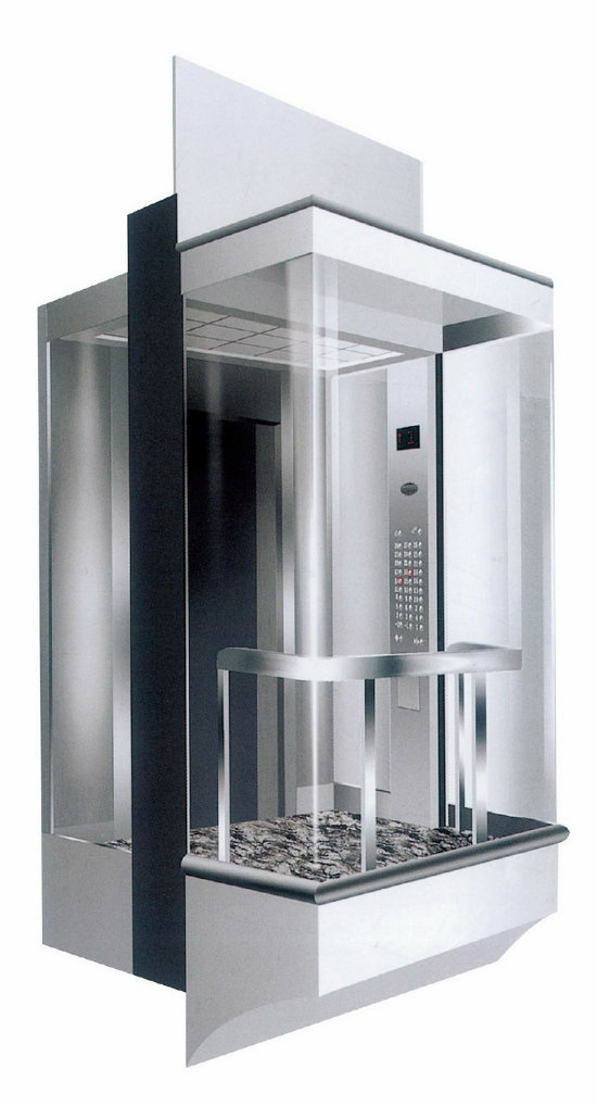 Panoramic Elevator with 800kg Square Cabin (LL-021)