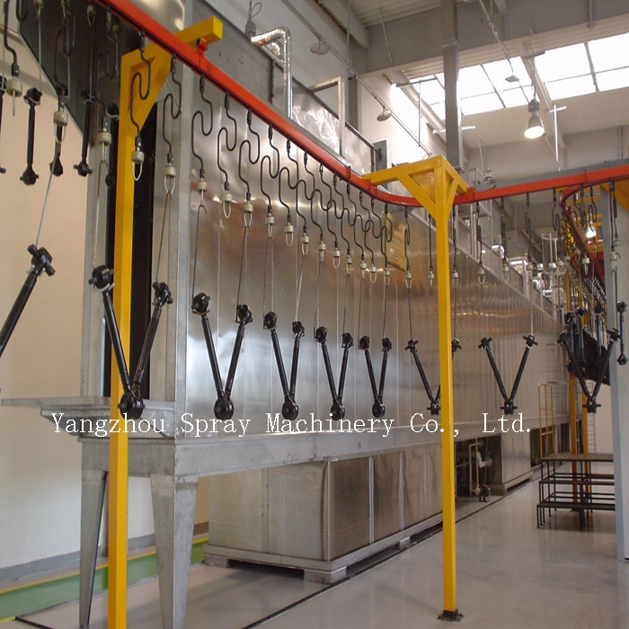 Yangzhou High Quality Water Rotation Painting Booth Spray Booth for Metal