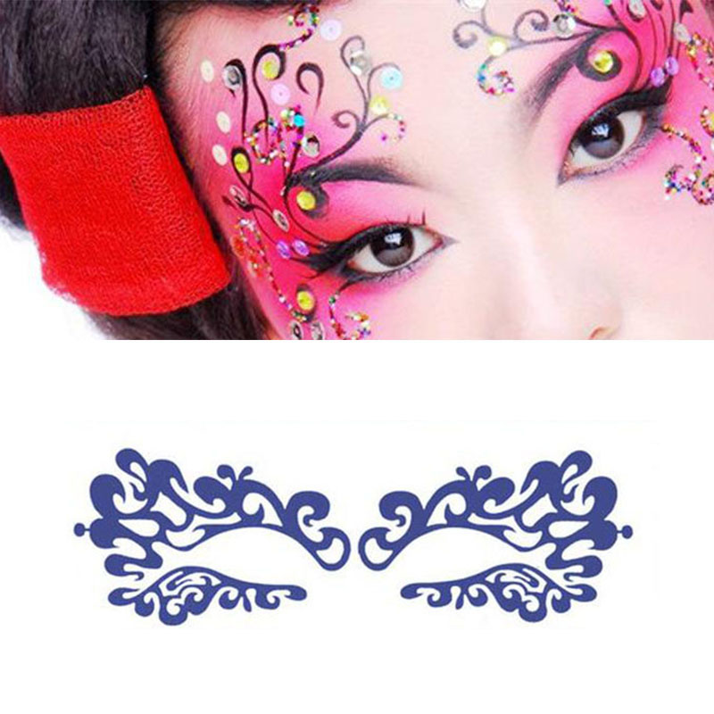 Sexy Lady Fashion Face Art Face Sticker Eye Mask Eye Stickers