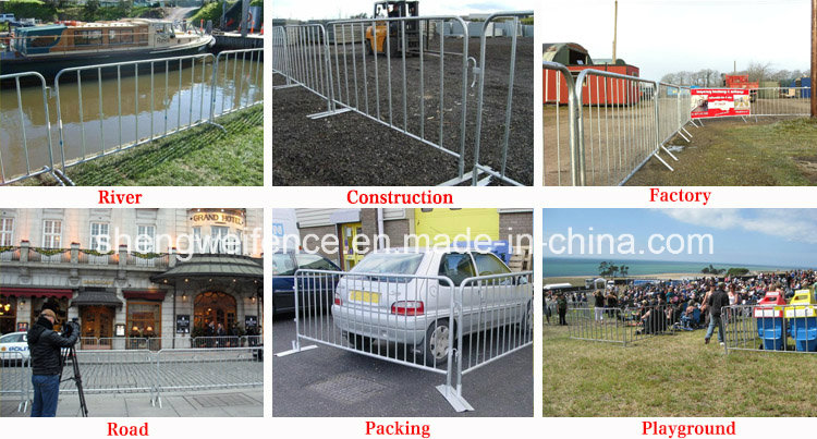 Temporary Road Traffic Crowd Control Barrier Fence