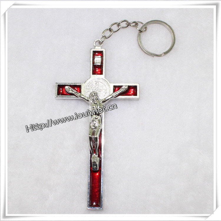 New Custom Cheap Metal Religious Key Chain (IO-ck069)