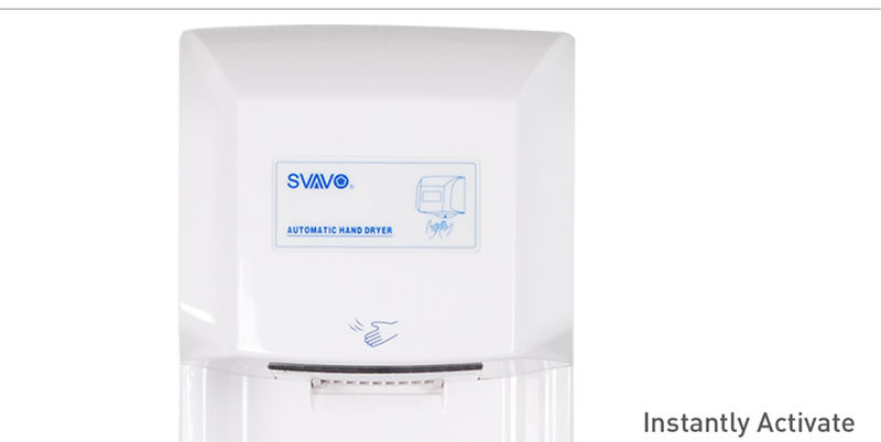 V-184s Hotel Bathroom High Speed 1350W Automatic Hand Dryer