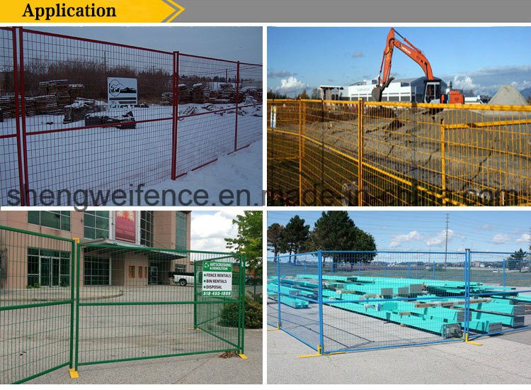 Galvanized and PVC/Painting Welding Ca Temporary Fences