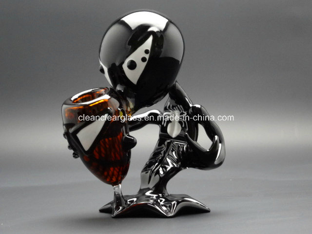 Wholesale! Black G Spot Alien Glass Smoking Pipe, Hand Pipe