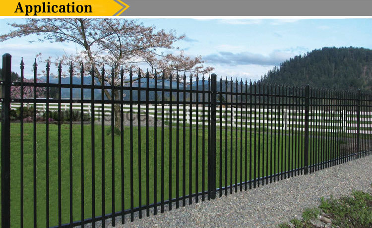 New Design Eco Friendly Zinc Wrought Iron Fence