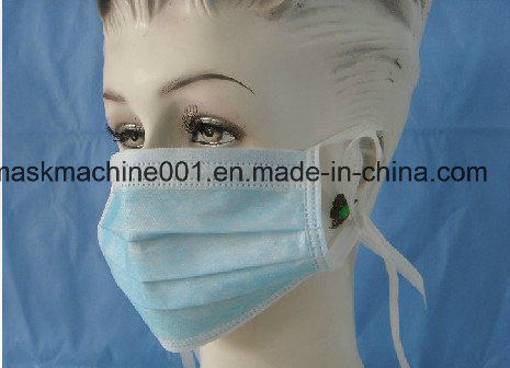 Automatic Ultrasonic Medical Face Mask Making Machine of 3 Tie on Mask Machine