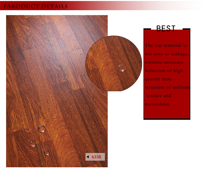 8.3mm E1 AC3 Walnut Vinyl Maple Laminate Wooden Laminated Wood Flooring