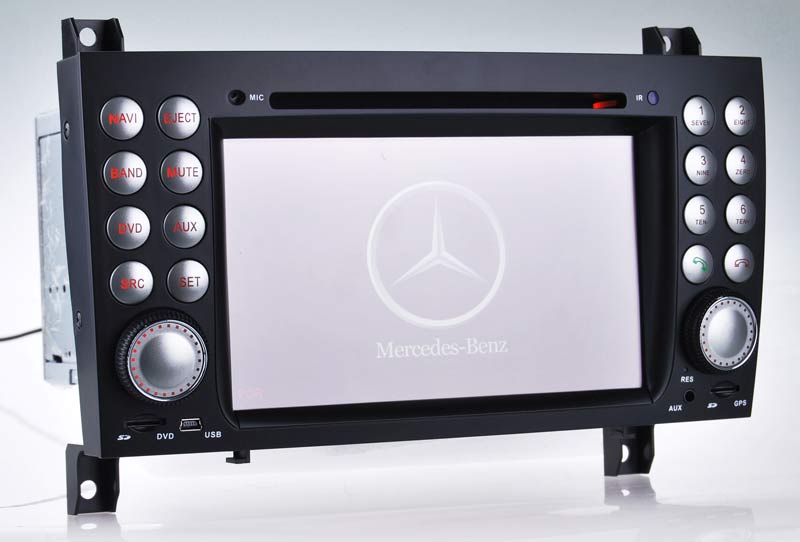 Special Car DVD GPS for Mercedes-Benz Slk 171 Navigation with Bluetooth/Radio/RDS/TV/Can Bus/USB/iPod/HD Touchscreen Function (HL-8801GB)