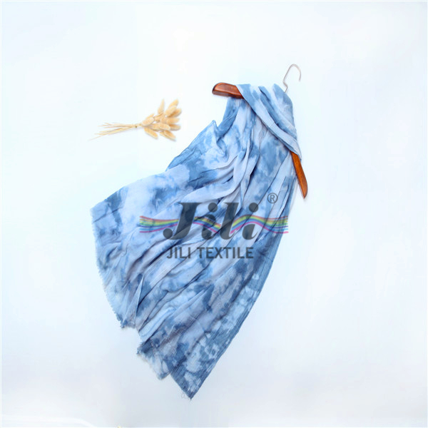 2016 Populor Hot Sale New Style Polyester Voile Tie Dye Scarf
