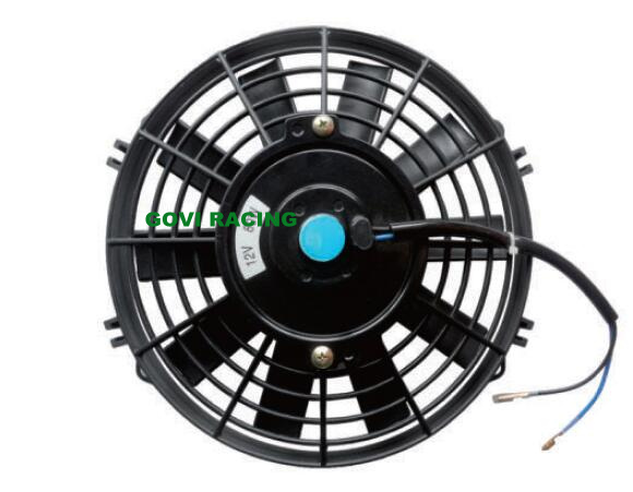 12inch Universal Slim Car Radiators Electric Fan Cooling Fans Black