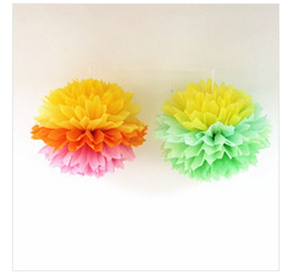 Wholesale POM Poms Flower Balls for New Decoration Design