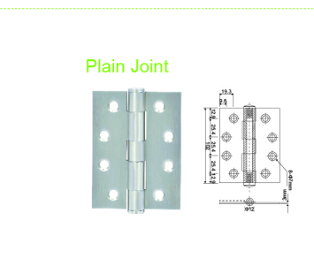 Stainless Steel Door Hinges/Plain Joint