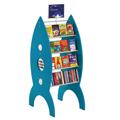 Pop Wood Display Stand for Books, Advertising Display Shelf