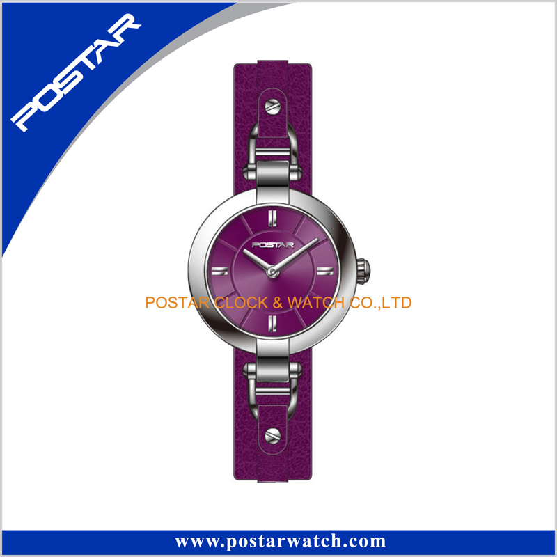 Genuine Leather Band Elegant Ladies Watch Import China Goods