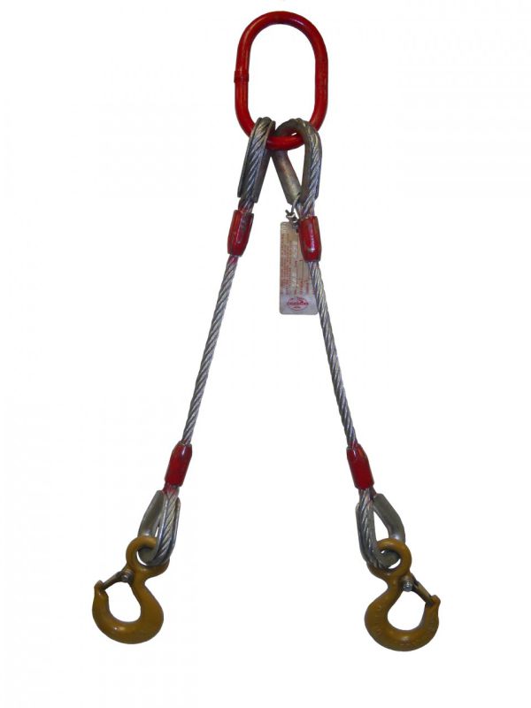 Two-Leg Bridle Mechanically Spliced Wire Rope Sling