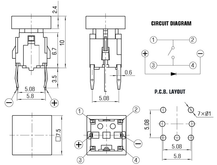 Touch Lamp Switch with RF Remote Control Function