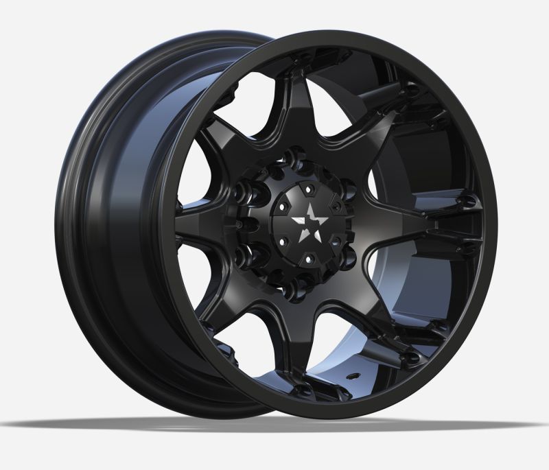 4X4 Alloy Wheels with black machine face UFO-8003