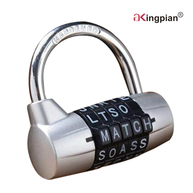 5 Word Digital Combination or Code Padlock