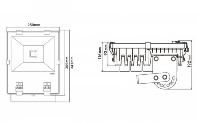 100W LED Flood Light Outdoor LED Floodlight 100W