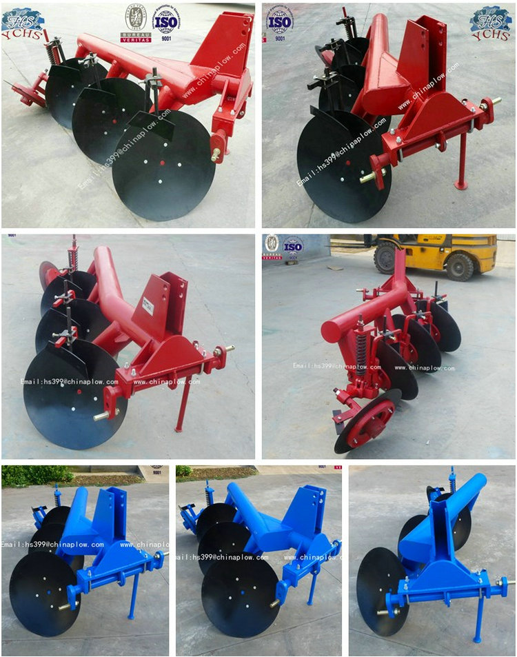 Farm One Way 3 Point Linkage Tractor Pipe Disc Plough for Sale