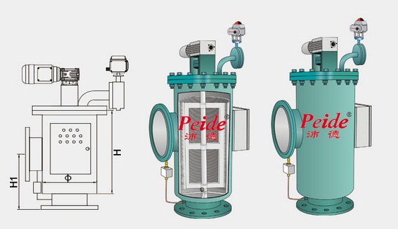 Automatic Self-Cleaning Brush Type Water Filter for Water Treatment