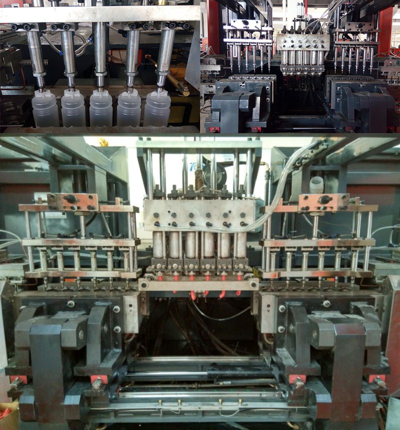 Plastic Machinery of 8 Die Heads Extrusion Blow Molding Machine