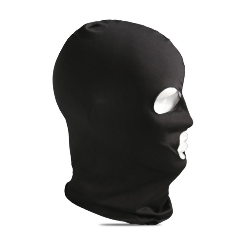 Outdoor Wargame CS Mask Full Face Mask Solar Protection Mask Black