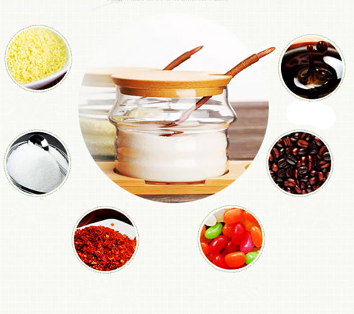 Eco-Freindly Food Grade Glass Spice Jar