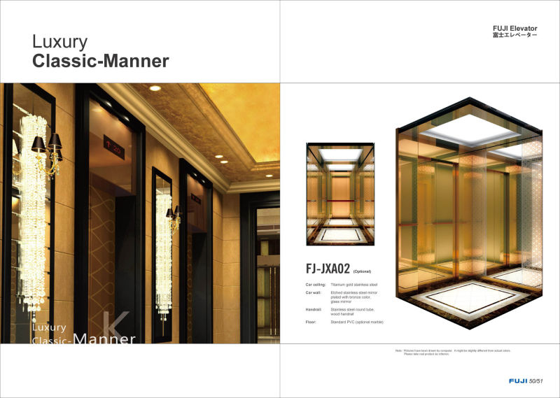 FUJI Luxury Passenger Elevator Lift Price