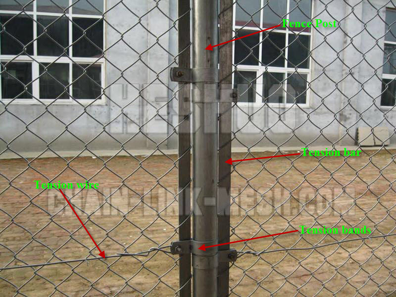 3mm PVC Coated Chain Link Fence