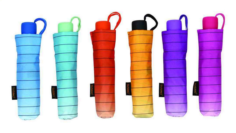 Strip Rainbow Mini Aluminium Windproof Umbrella (YS-3FM21083943R)