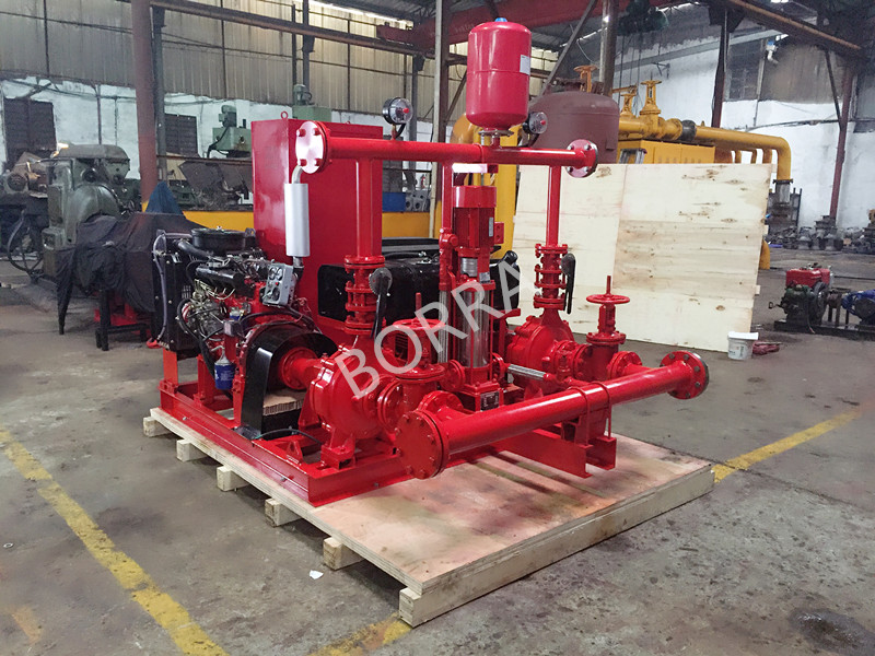 Fire Fighting Water Supply Equipment with Diesel and Electric Pump