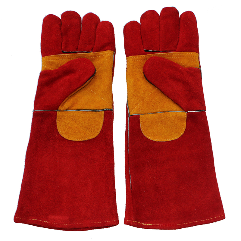 Double Palm Leather Safety Working Welding Gloves